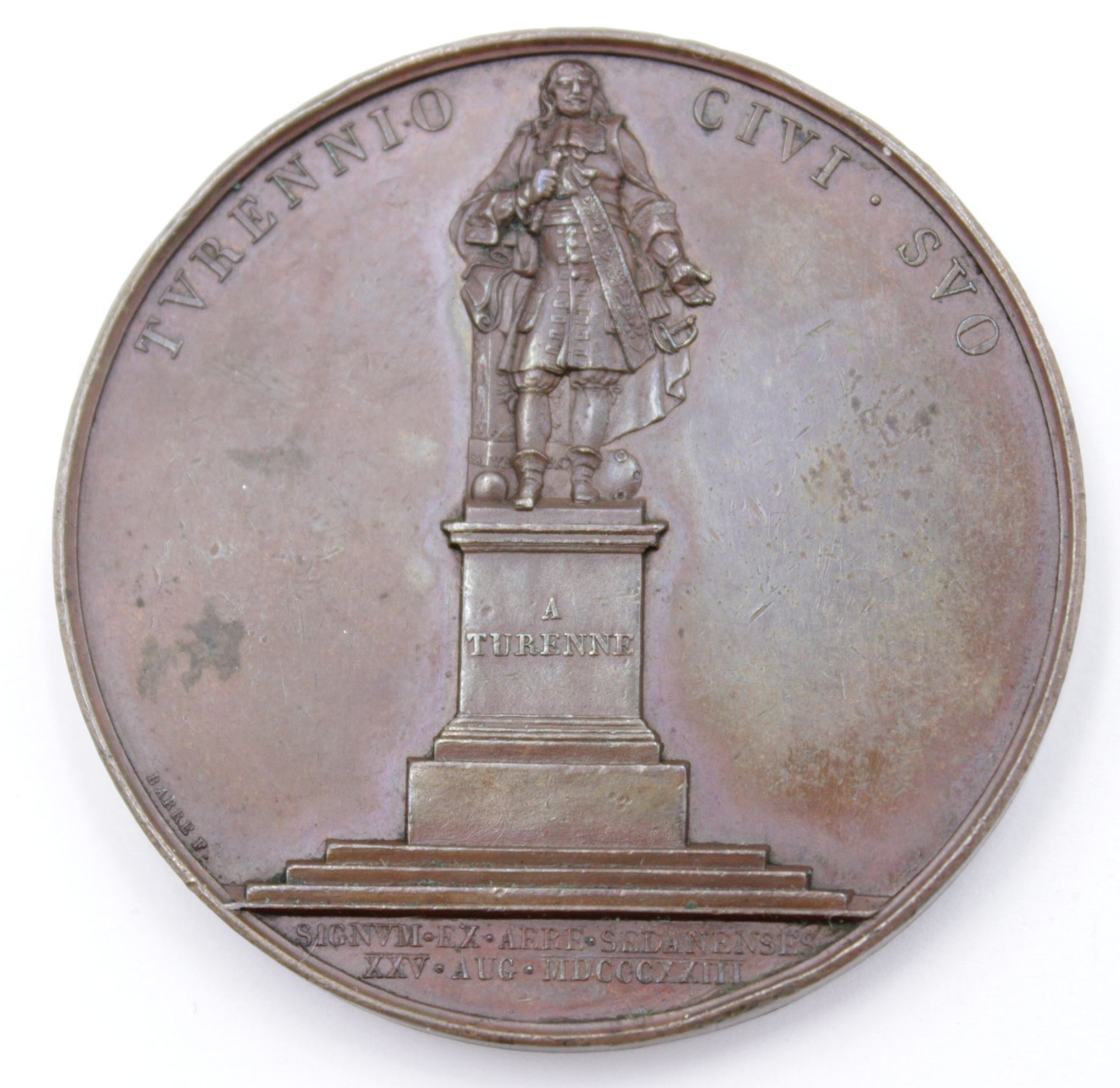 Bronze-Medaille, Frankreich, 19. Jhd., Louis XVIII, D-5cm. - Bild 2 aus 3