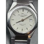 Damenarmbanduhr "IWC" Quartz, Yacht Club II International Watch Co, Schaffhausen, orig. Metallband,