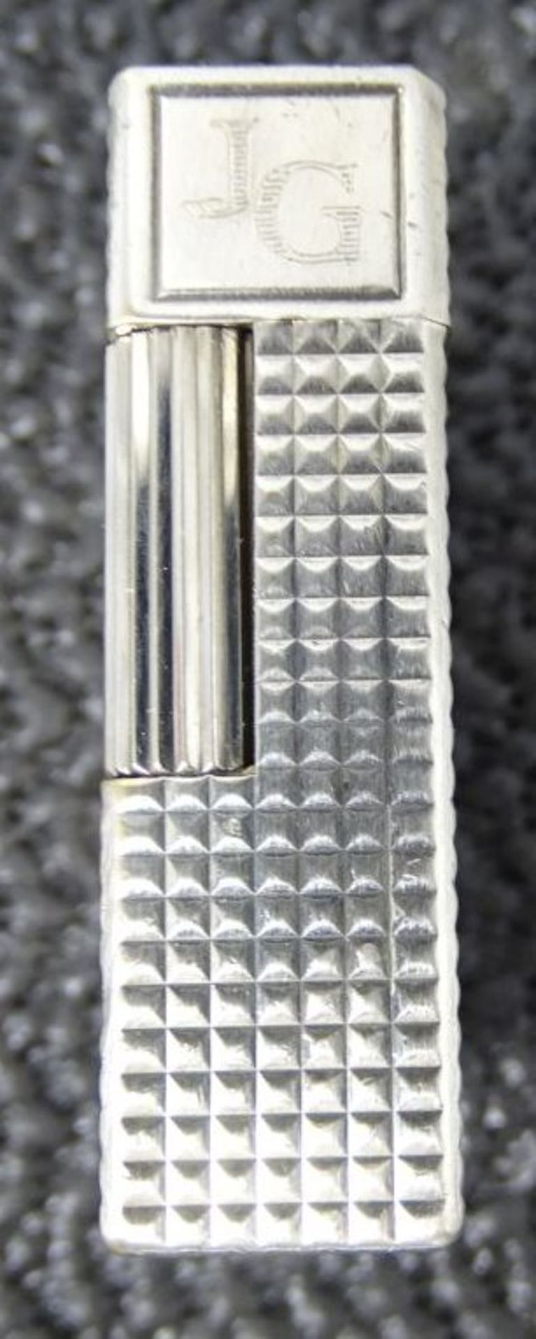 Dupont Feuerzeug, Silberfarben, funktionstüchtig, 5x3,5 cm - Image 3 of 7