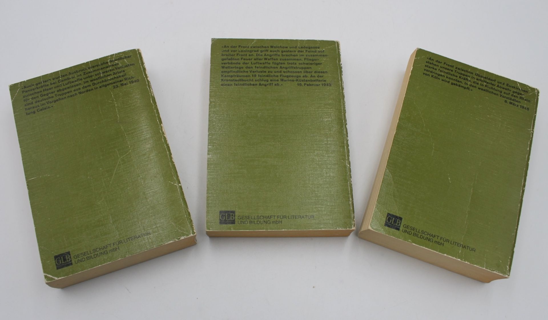 3 Bände, Die Wehrmachtberichte 1939-1945, 1989, Gebrauchsspuren - Image 2 of 4