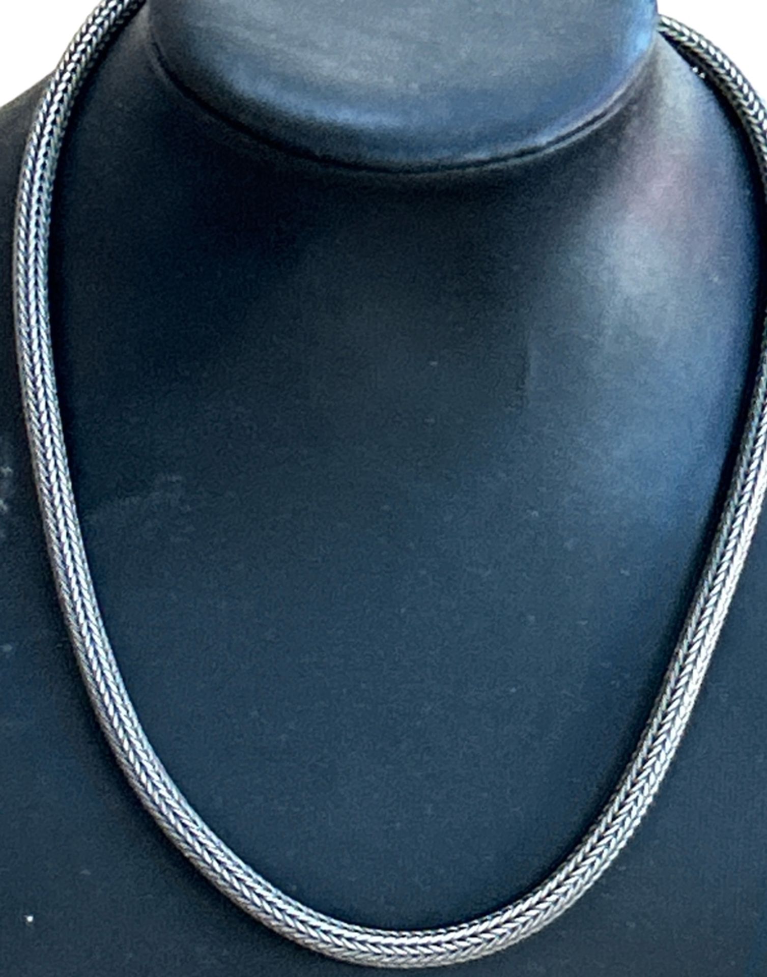Silber-925- Halsband, L-42 cm, 32 gr.