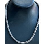 Silber-925- Halsband, L-42 cm, 32 gr.