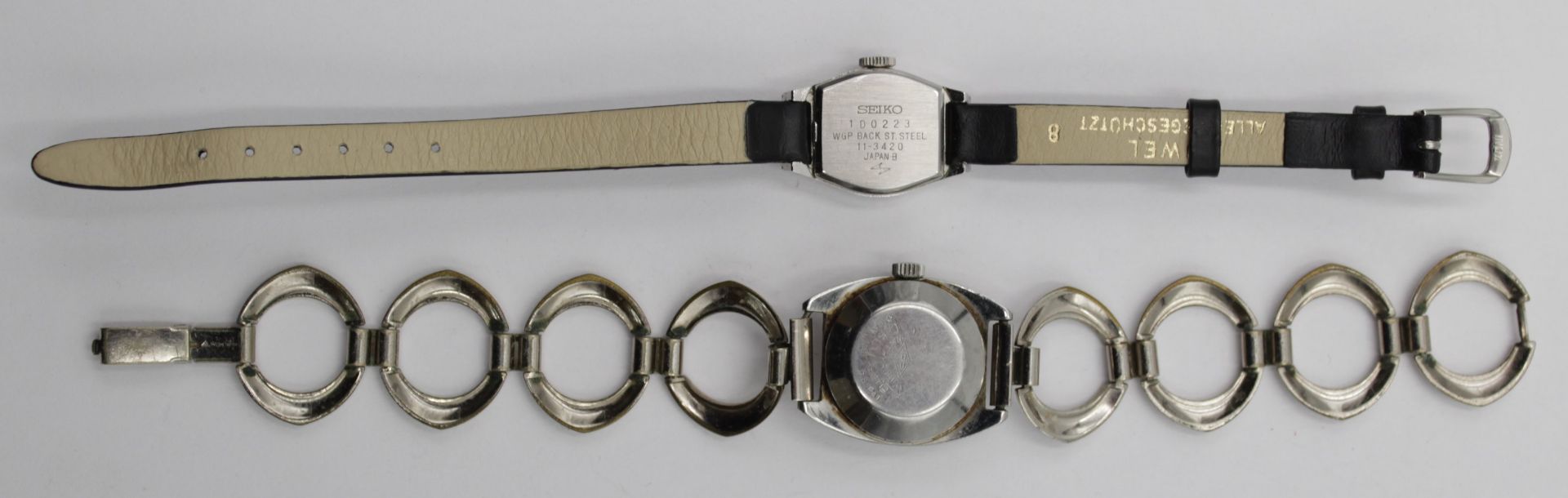2x Damen-Armbanduhren, Seiko u. Provita, 1x Automatic läuft nur kurz an (3sec.), ca. D-2,2cm u. 1,7 - Bild 3 aus 4
