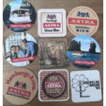 25 alte Bierdeckel, Hamburger Brauereien, meist mit Hamburg-Bezug