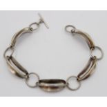 Armband, 900er Silber, 13,5gr., Handarbeit, L-19,5cm.