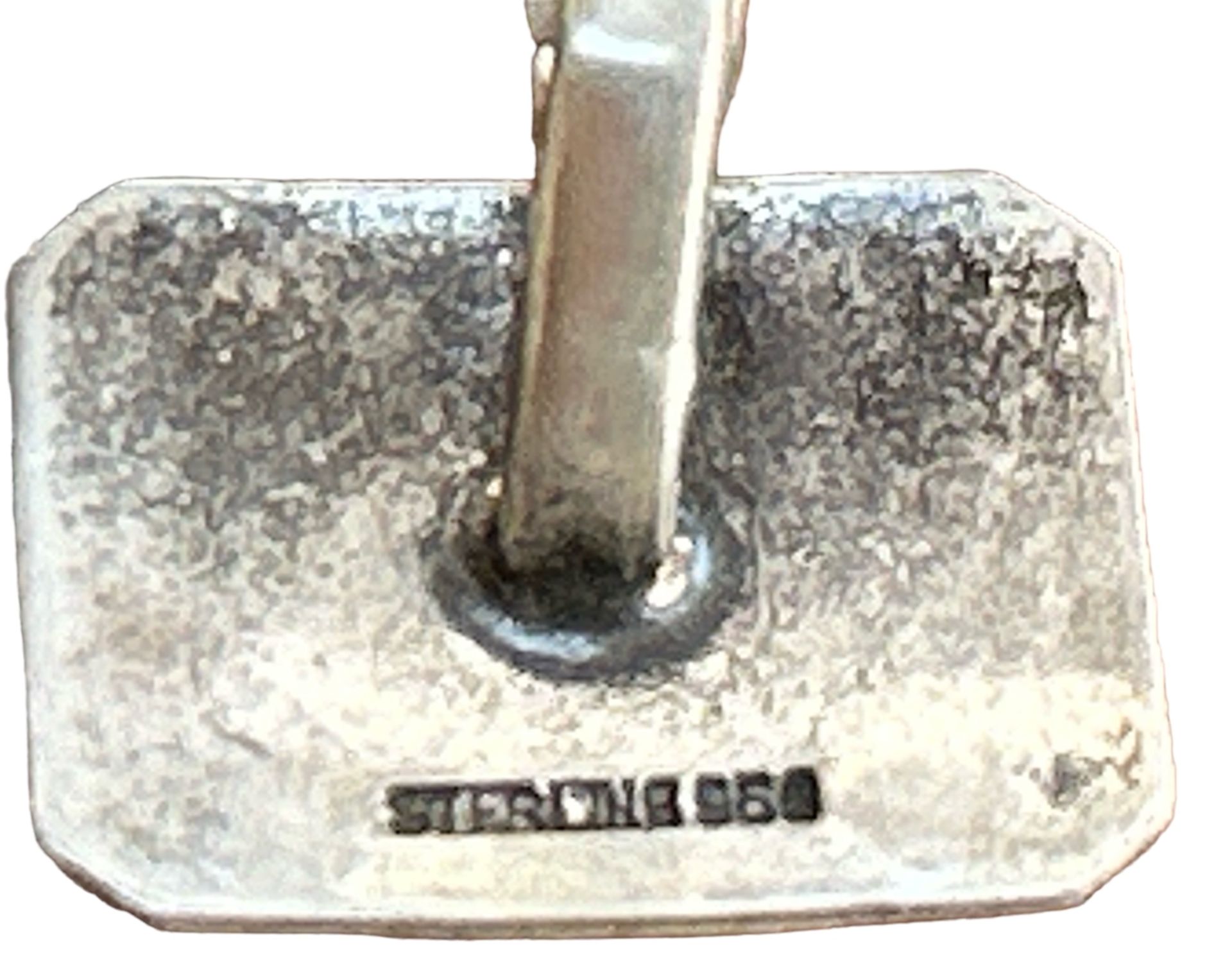 2 Paar Silber-950- Manchettenknöpfe, zus. 16,8 gr - Image 2 of 2