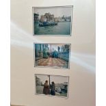 3x Farbfotos, Venedig, 90-er Jahre,  , signiert Dr. Joachim Erhorn, Seevetal, je. 12x17 cm, PP 60x5