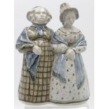 2 Frauen in Tracht B&G , Keramik , H- ca. 24 cm