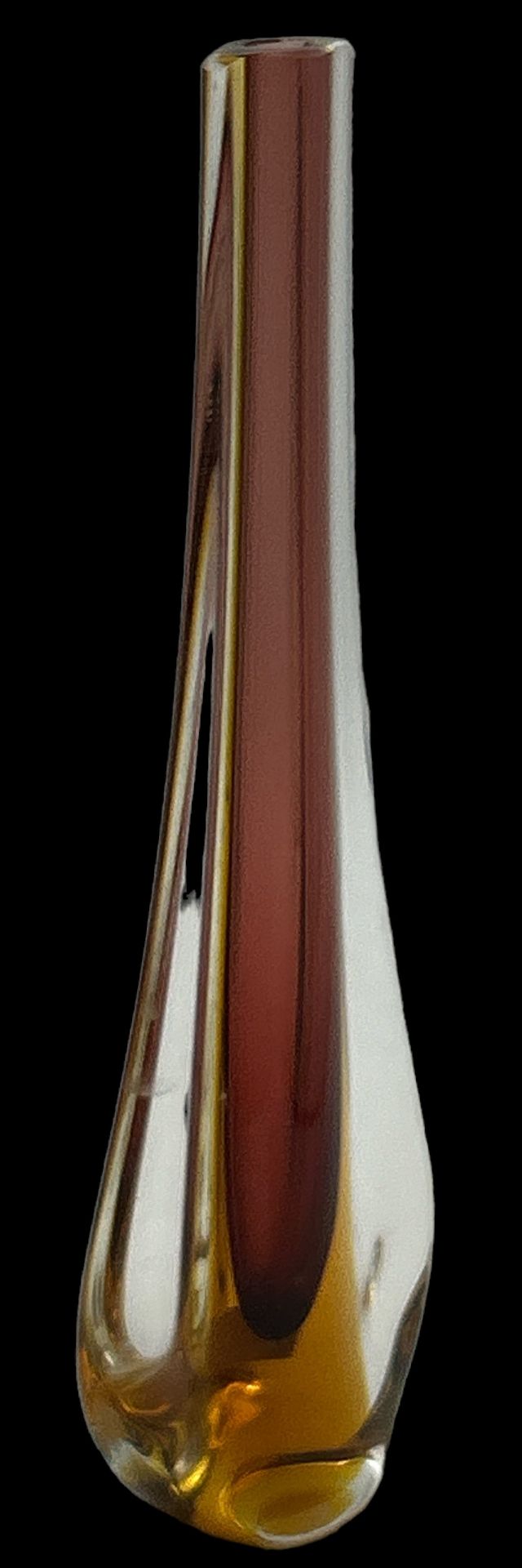 Murano Vase, orig. Etikett, H-25 cm - Image 2 of 4