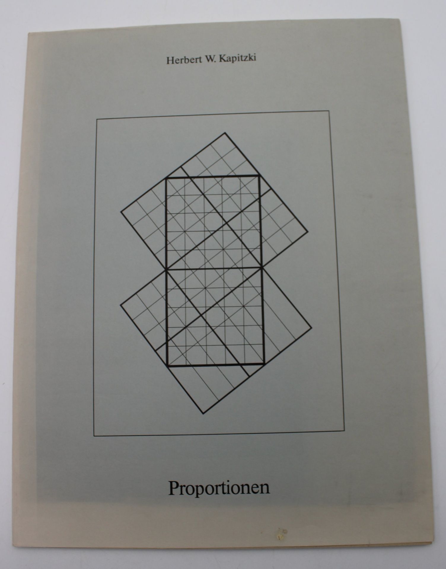 Mappenwerk, Herbert W.  Kapitzki, Proportionen, Berlin 1981, limit. Auflage Nr. 134