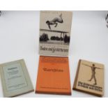 4x div. Literatur über Sport, ab 1925 bis 1958, teilw. Gebrauchsspuren