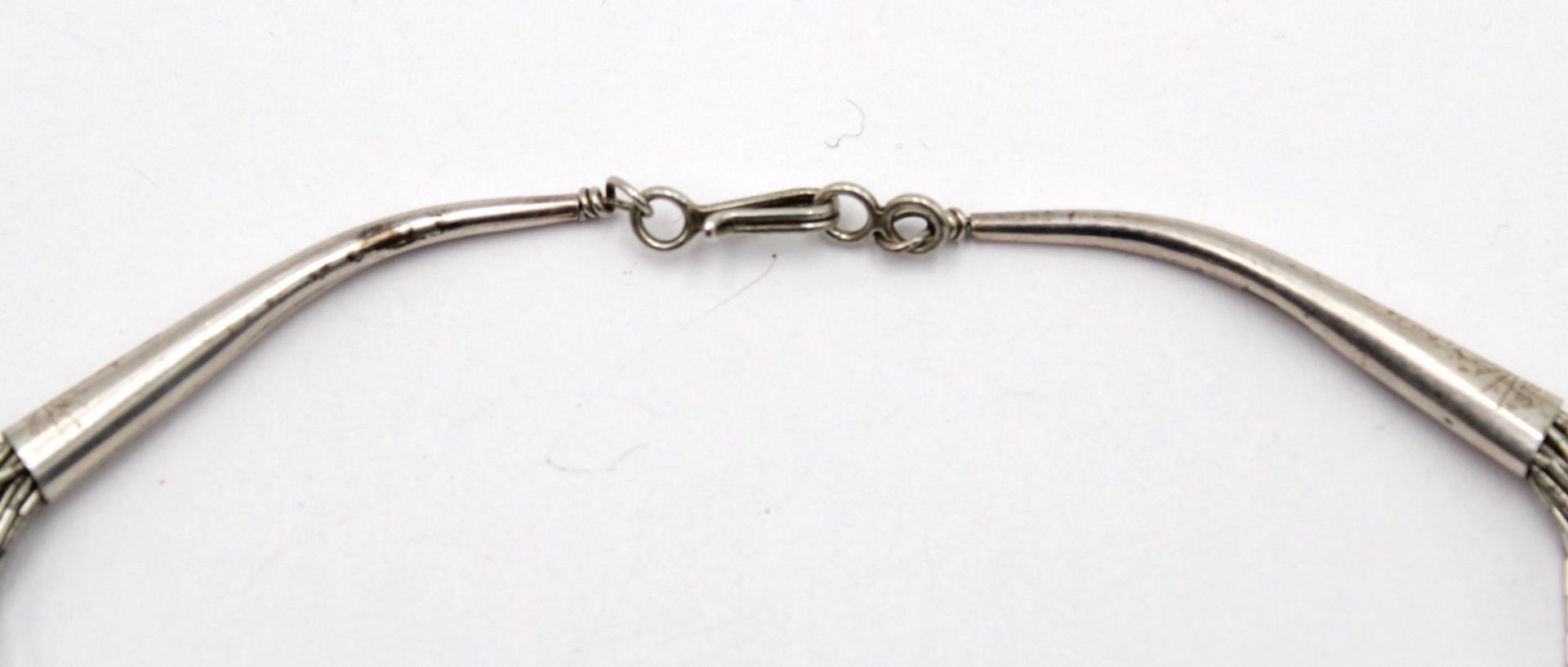 mehrreihiges Collier-Kette, Sterling, 18,3gr., L-45cm. - Bild 2 aus 4