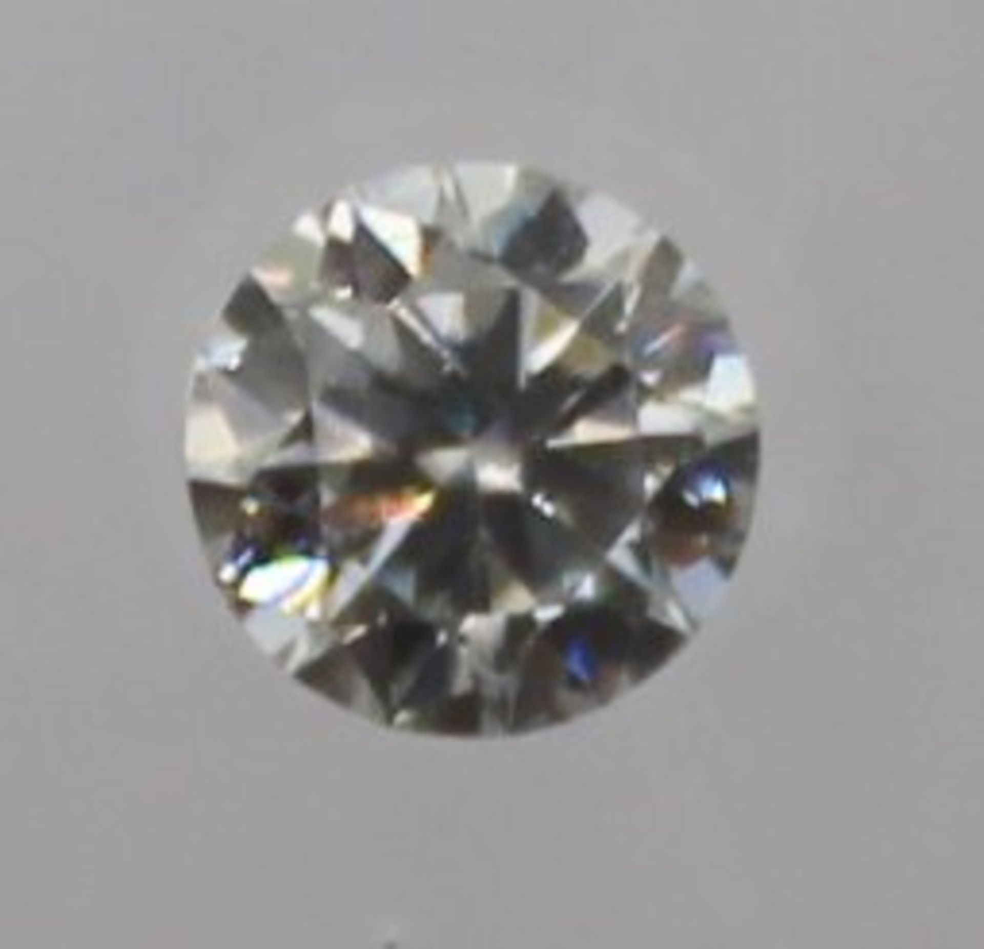 Moissanite, 0,6 ct, anbei Zertifikat - Bild 2 aus 3