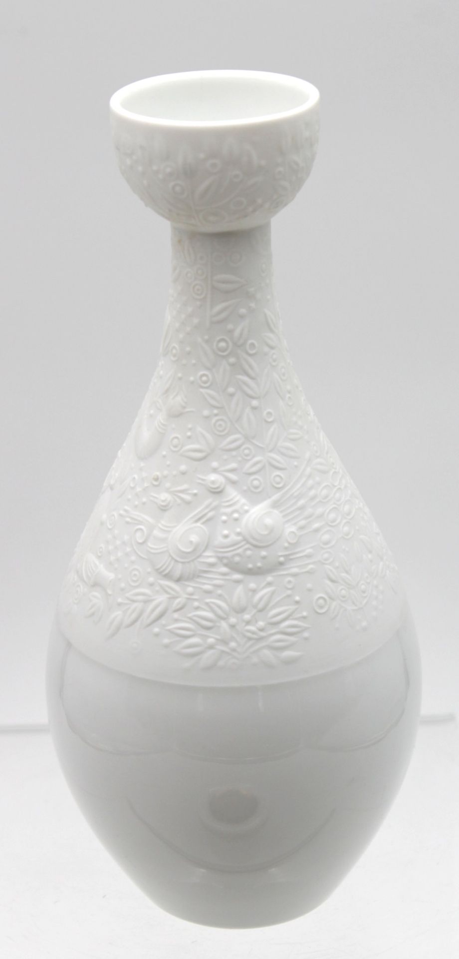 2x Rosenthal, Vase und Deckeldose, Björn Wiinblad Design, Vase 1x durchschliffen, ca. H-22cm u. 12c - Bild 2 aus 6