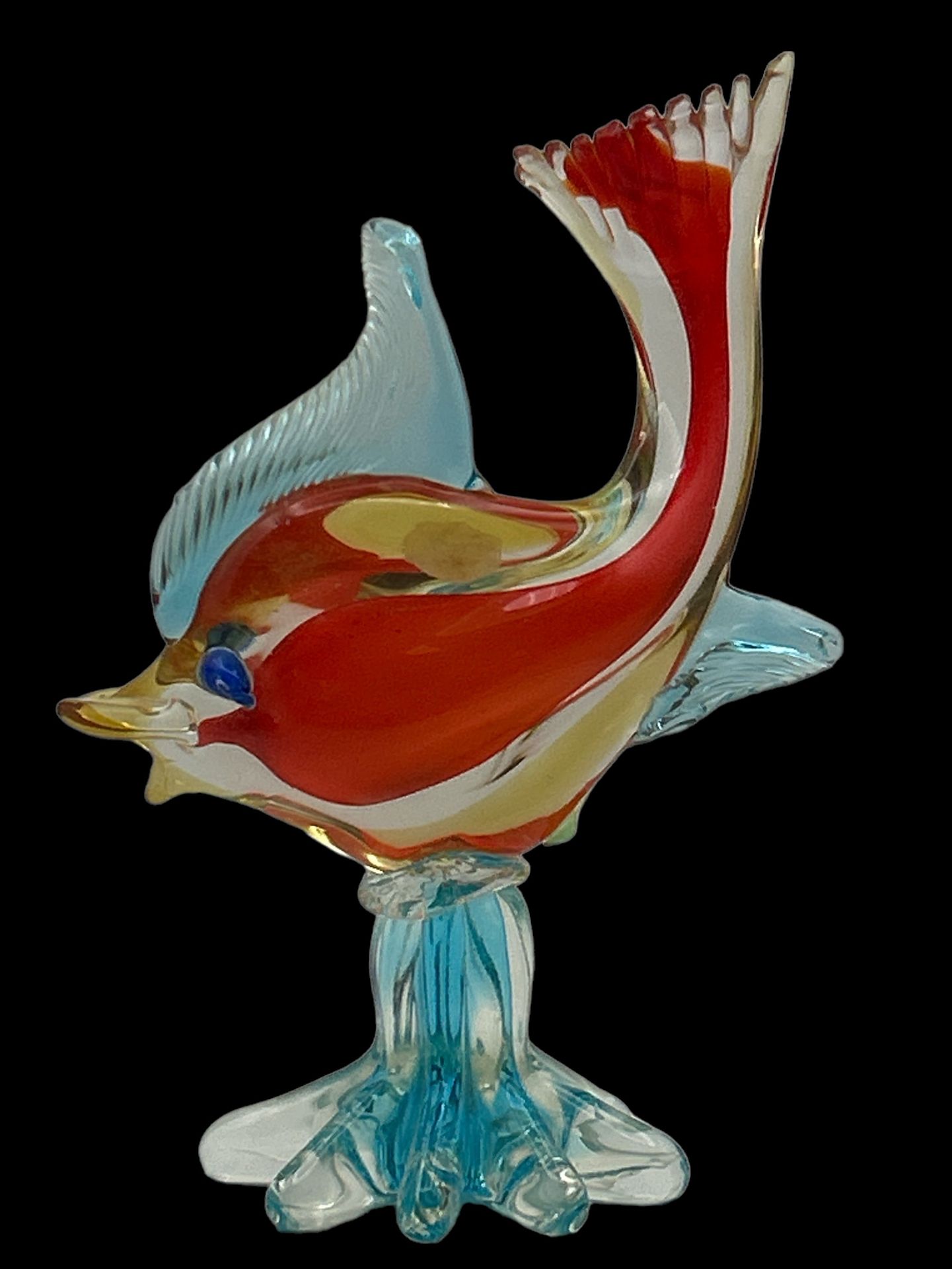 grosser Murano-Fisch, bunt, H-30 cm, L-20 cm - Bild 2 aus 4