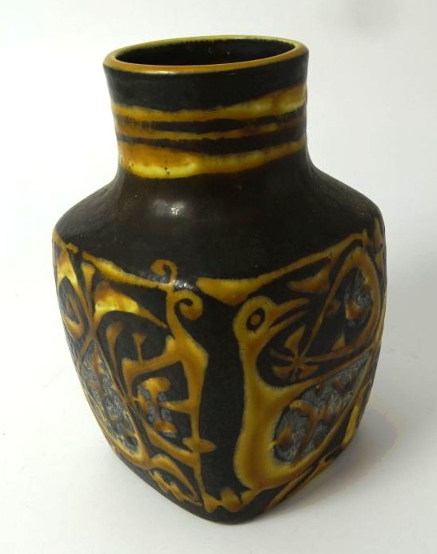 kl. braune Vase "Royal Copenhagen, H-11 cm - Image 2 of 5