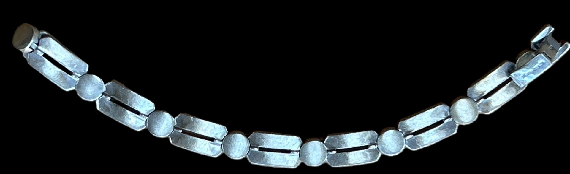 Silber-Armband -925- "Pierre Cardin", L-ca. 20 cm, 38,9 gr.