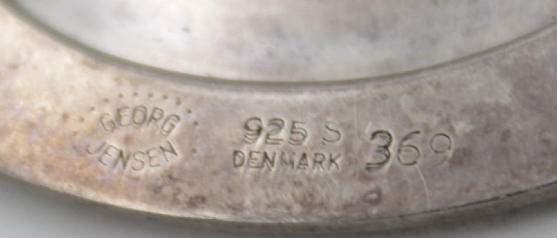 Geldklammer, Georg Jensen, Sterling, Nr. 369, 23,9gr., D-5cm - Bild 2 aus 3