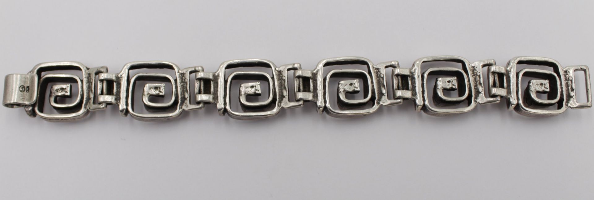 massives Silber-Armband, 71,8gr., L-19cm - Bild 3 aus 4