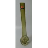 hohe Rauchglas-Vase "Ingrid Glas", H-30 cm