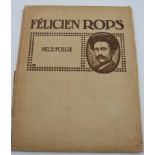 Rudolf Klein "Felicien Rops", Neue Folge, ca. 30er Jahre, Alters-u. Gebrauchsspuren