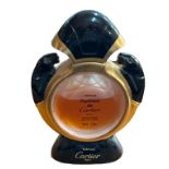 Parfum-Flacon "Panthere de Cartier", zu 3/4 gefüllt, H-10 cm