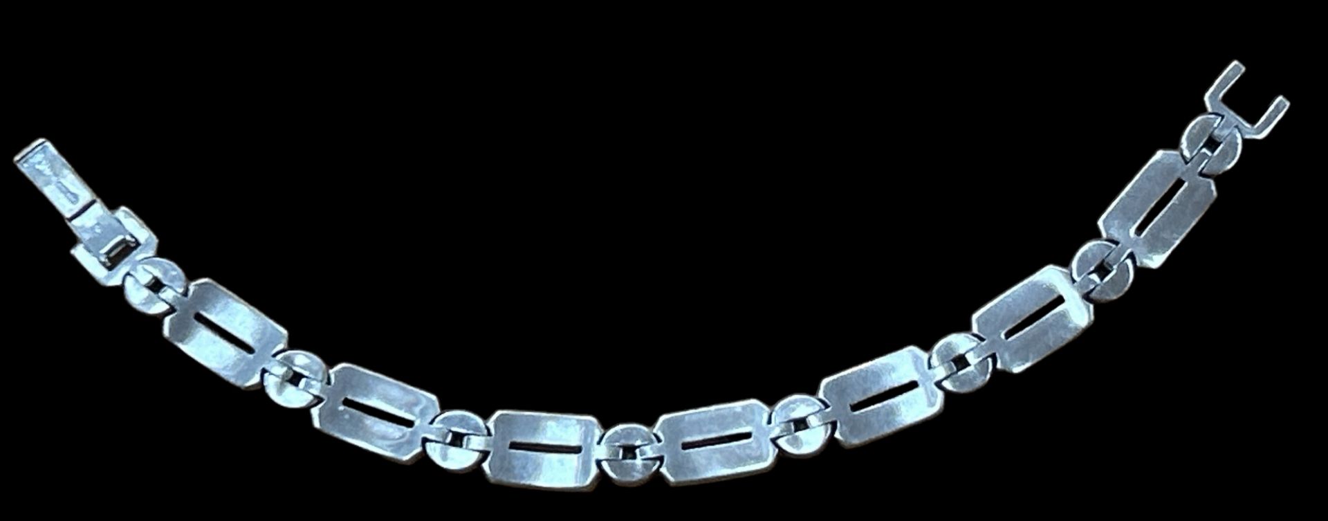 Silber-Armband -925- "Pierre Cardin", L-ca. 20 cm, 38,9 gr. - Bild 3 aus 3
