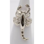 925er Silber-Ring, Skorpion, 6,5gr., RG 51