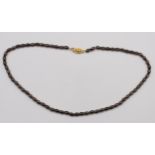 Halskette, Hämatit, ca. L-42cm
