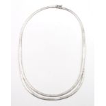 Collierkette, 835er Silber, 24,5gr., ca. L-45cm