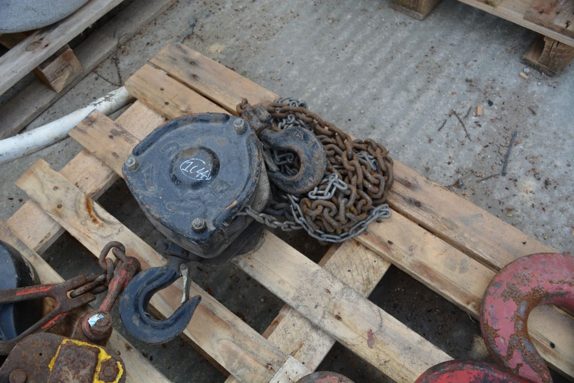 BLOCK & TACKLE HOIST, ID: PL-15730, VAUGHAN PLANT HAULAGE LTD.