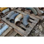 ASSORTED 6''/5'' CONCRETE PIPE ANGLE JOINTS & ADAPTERS (1 PALLET), ID: PL-15658, RUISLIP PLANT