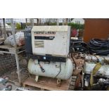 INGERSOLL RAND ML7.5 415V WORKSHOP COMPRESSOR (YEAR 2001), C/W 272L AIR TANK, *WORKING WHEN REMOVED,