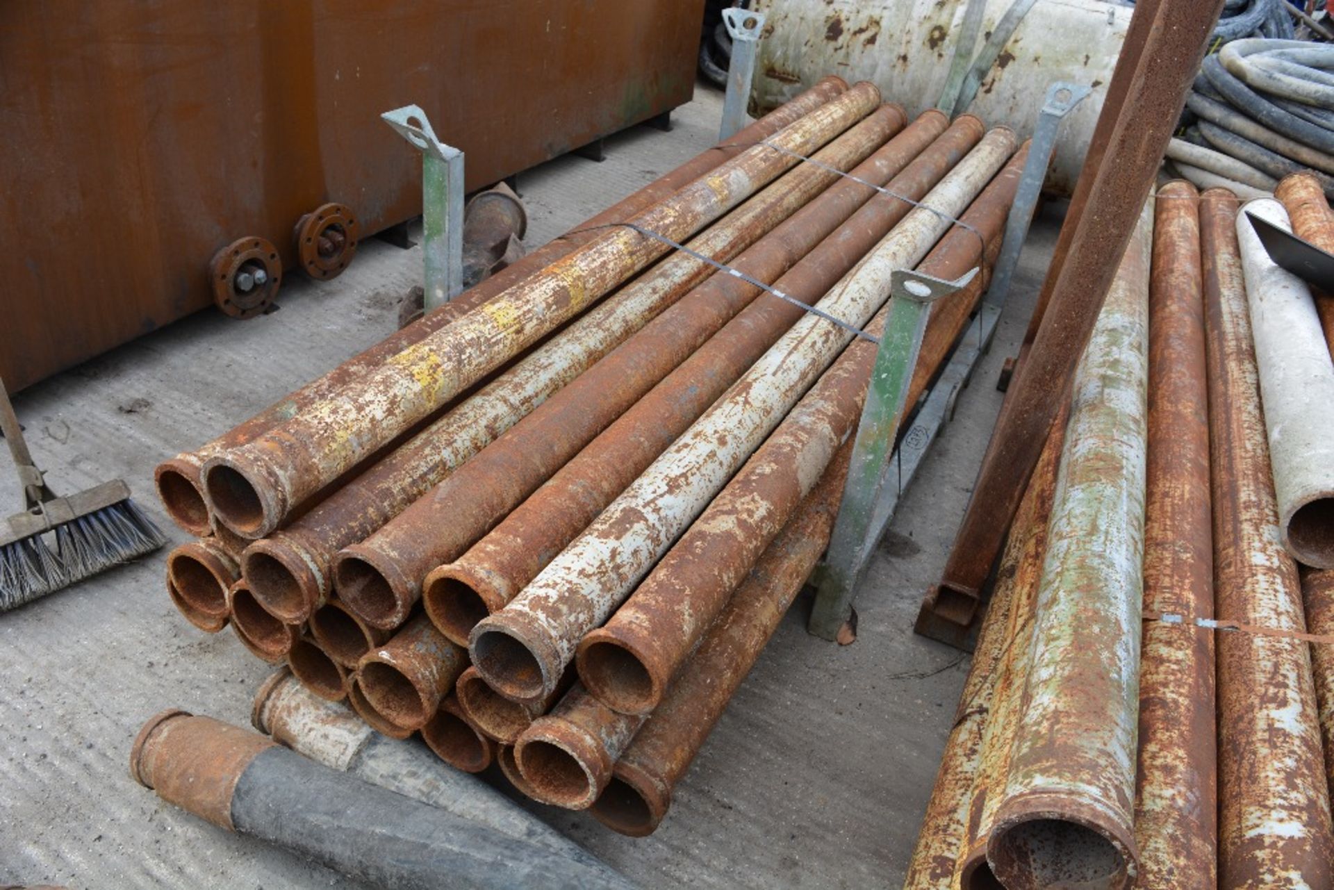 4'' STRAIGHT CONCRETE PIPES (1 STILLAGE), 3M LENGTHS, ID: PL-15665, RUISLIP PLANT HIRE LTD. *