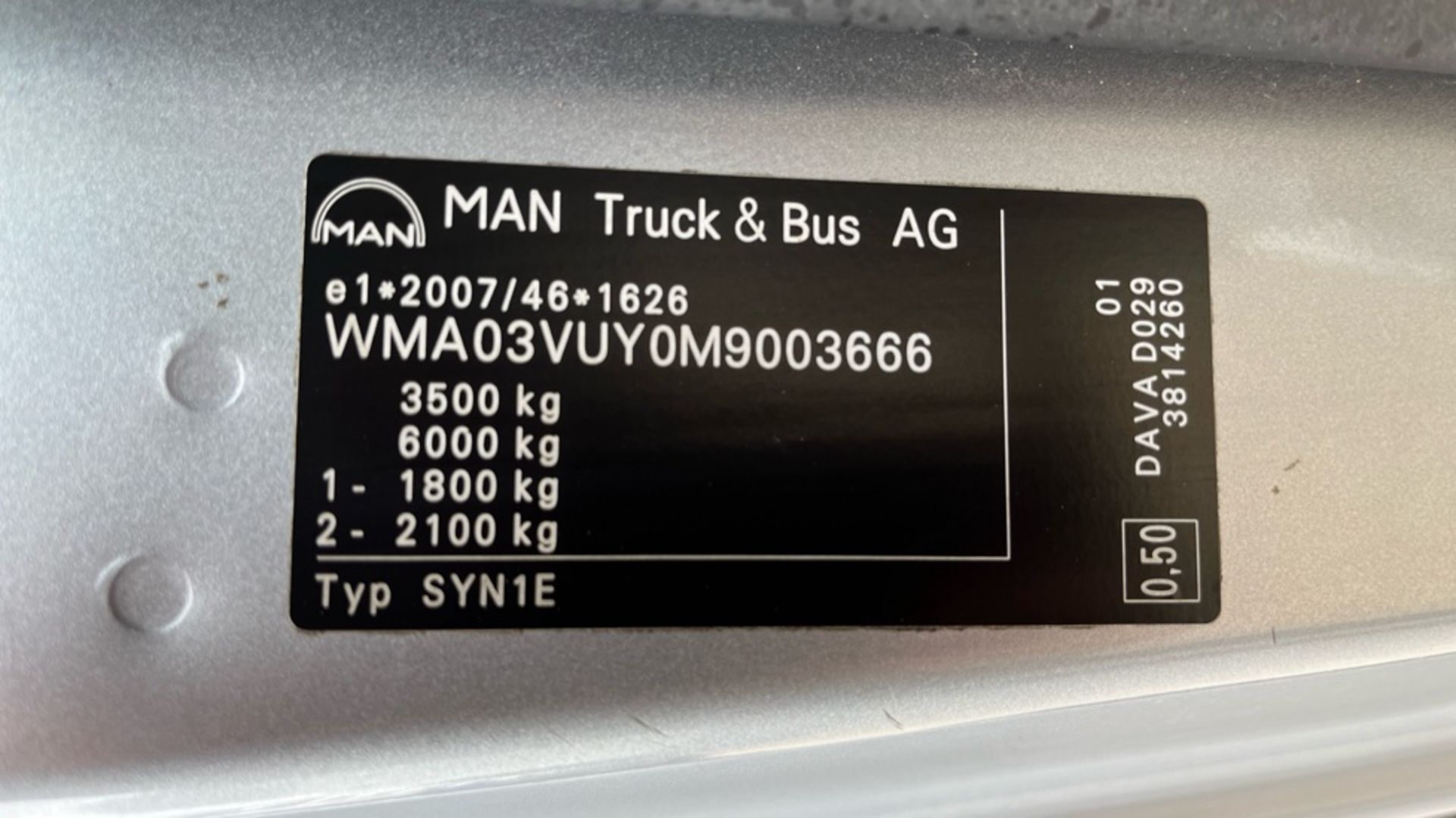 MAN TGE 3.180 Panel Van (Year 2020) - Image 14 of 18