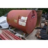 FUEL PROOF BUNDED FUEL TANK, C/W HAND PUMP & GUN, BEEN USED FOR RED DIESEL, ID: PL-15627, VAUGHAN