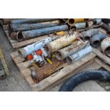 ASSORTED BLOW OUT CONCRETE PIPE CONNECTORS (1 PALLET), 4'' & 5'', ID: PL-15654, RUISLIP PLANT HIRE