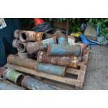 ASSORTED 5'' CONCRETE PIPE T-JOINTS (1 PALLET), ID: PL-15656, RUISLIP PLANT HIRE LTD. *UNRESERVED*