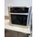 GE MONOGRAM MCRS20SM1SS STAINLESS STEEL BUILT-IN ELECTRIC RANGE