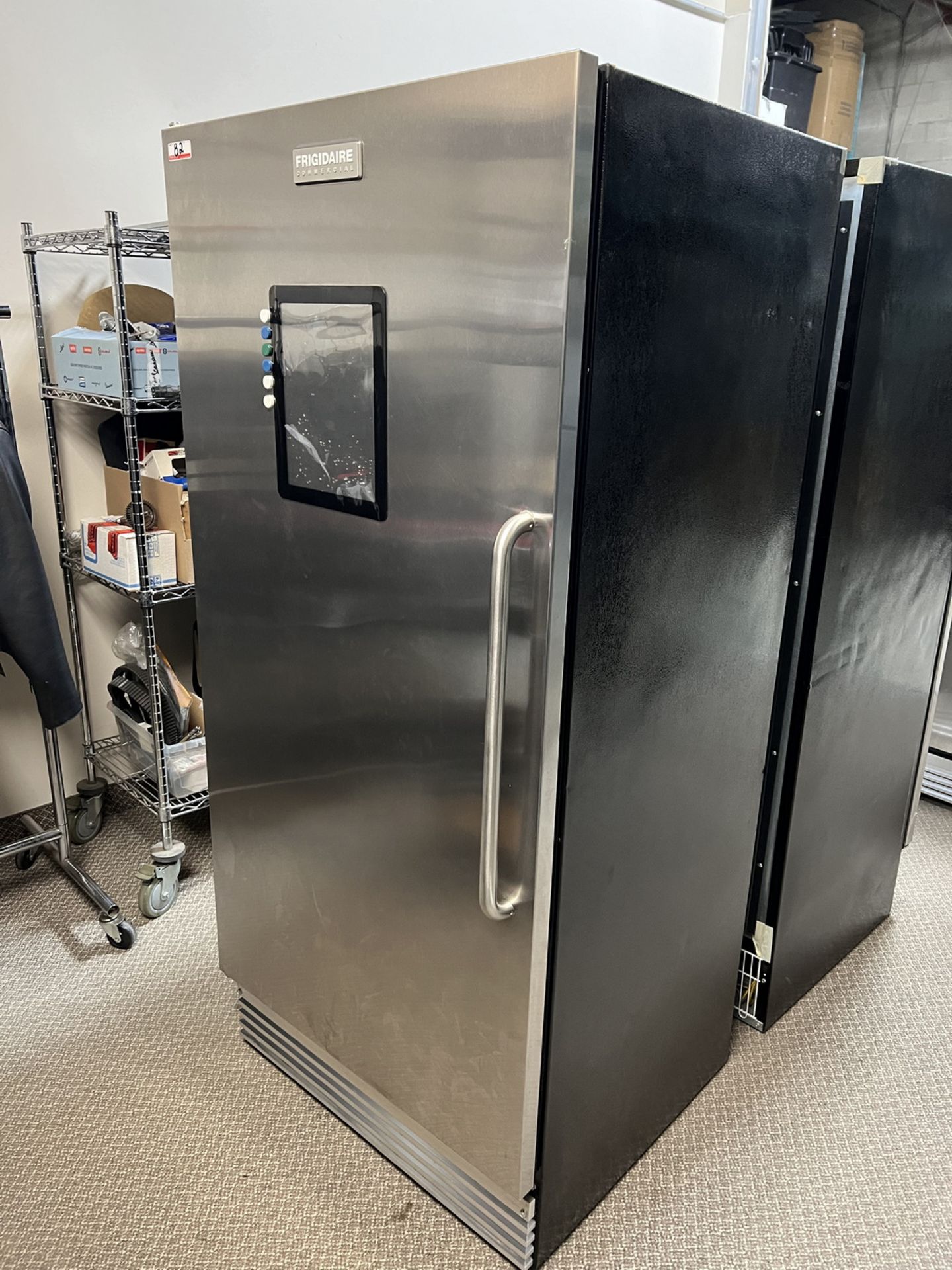 FRIGIDAIRE COMMERCIAL FCRS201RFB5 STAINLESS STEEL FOOD SERVICE GRADE REFRIGERATOR (LOCATED @ 37