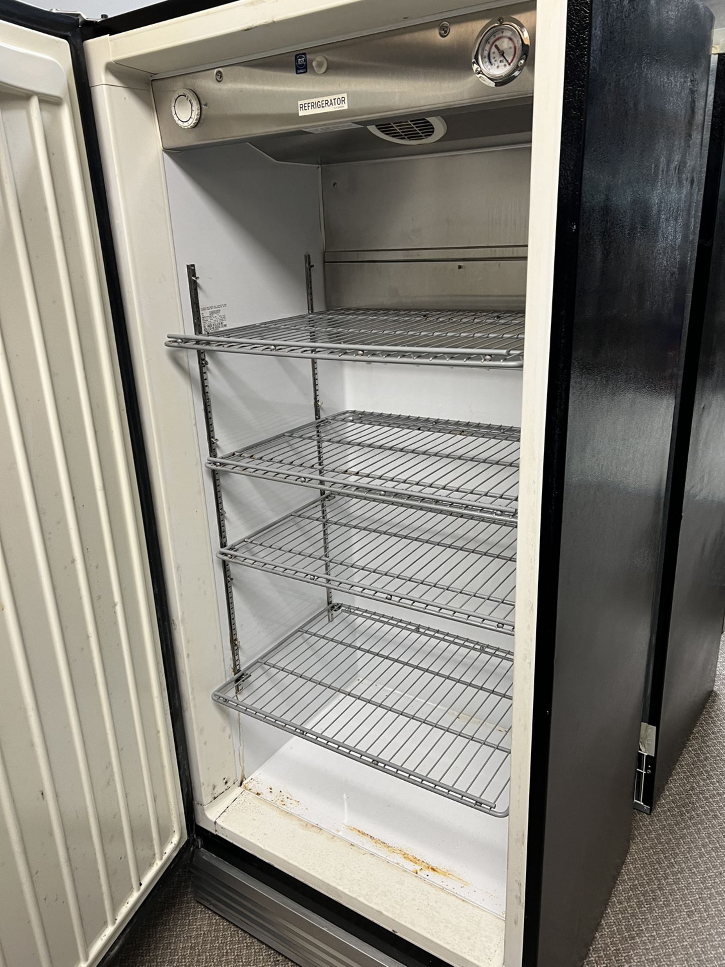 FRIGIDAIRE COMMERCIAL FCRS201RFB5 STAINLESS STEEL FOOD SERVICE GRADE REFRIGERATOR (LOCATED @ 37 - Image 3 of 3