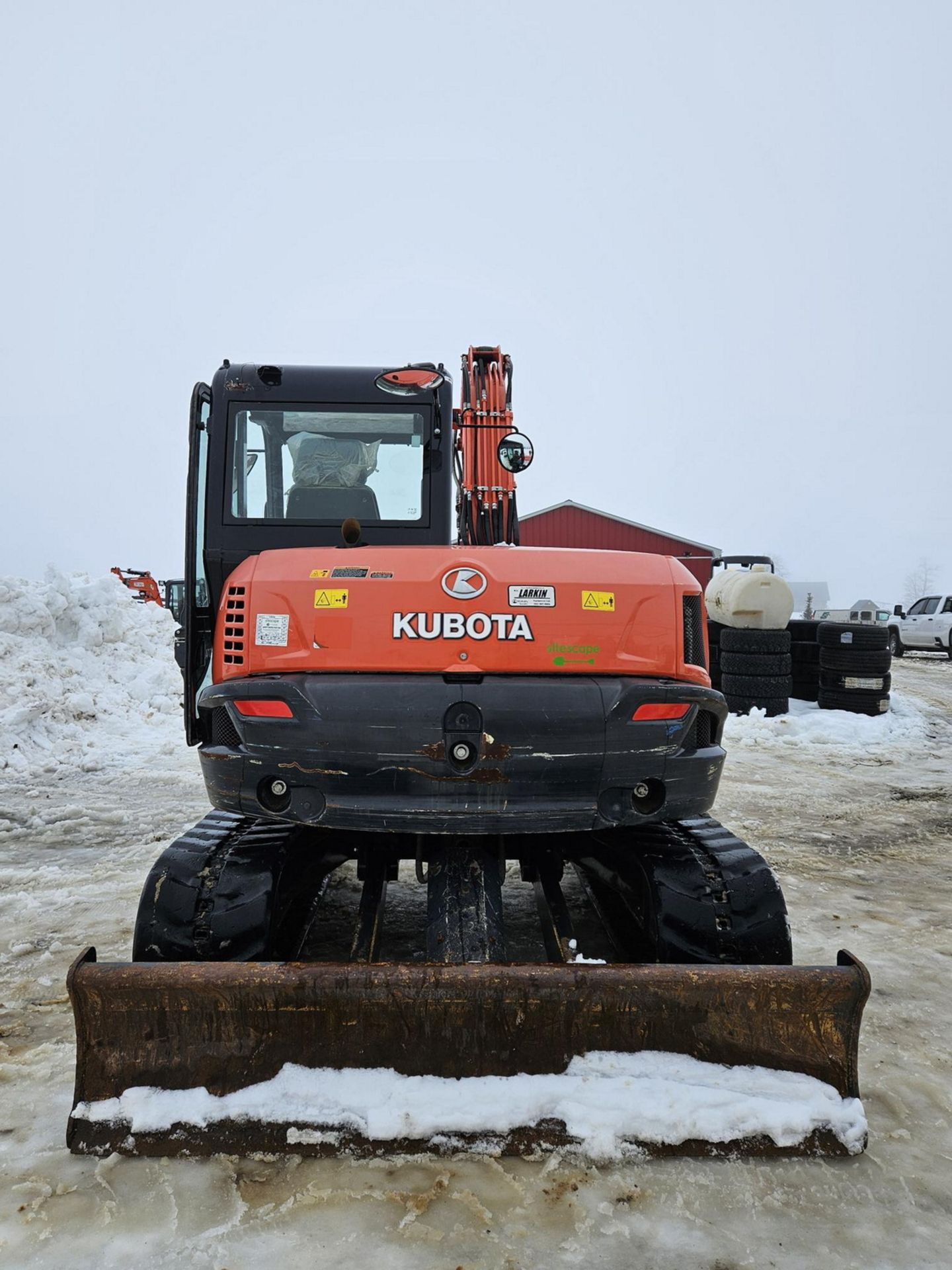 2018 KUBOTA KX080-4, 8-TON CAPACITY CRAWLER EXCAVATOR, S/N 45587 (2,715 HRS) C/W KUBOTA K9987QCT - Image 6 of 13