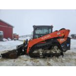 2021 KUBOTA SVL97-2 TRACK SKID STEER LOADER, S/N 60324 (1,441 HRS) C/W KUBOTA S6606, 80" BUCKET