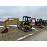 2000 JCB 803 MINI EXCAVATOR, S/N SLP080S0YE0827164 (6,661 HRS) C/W DIGGING BUCKET