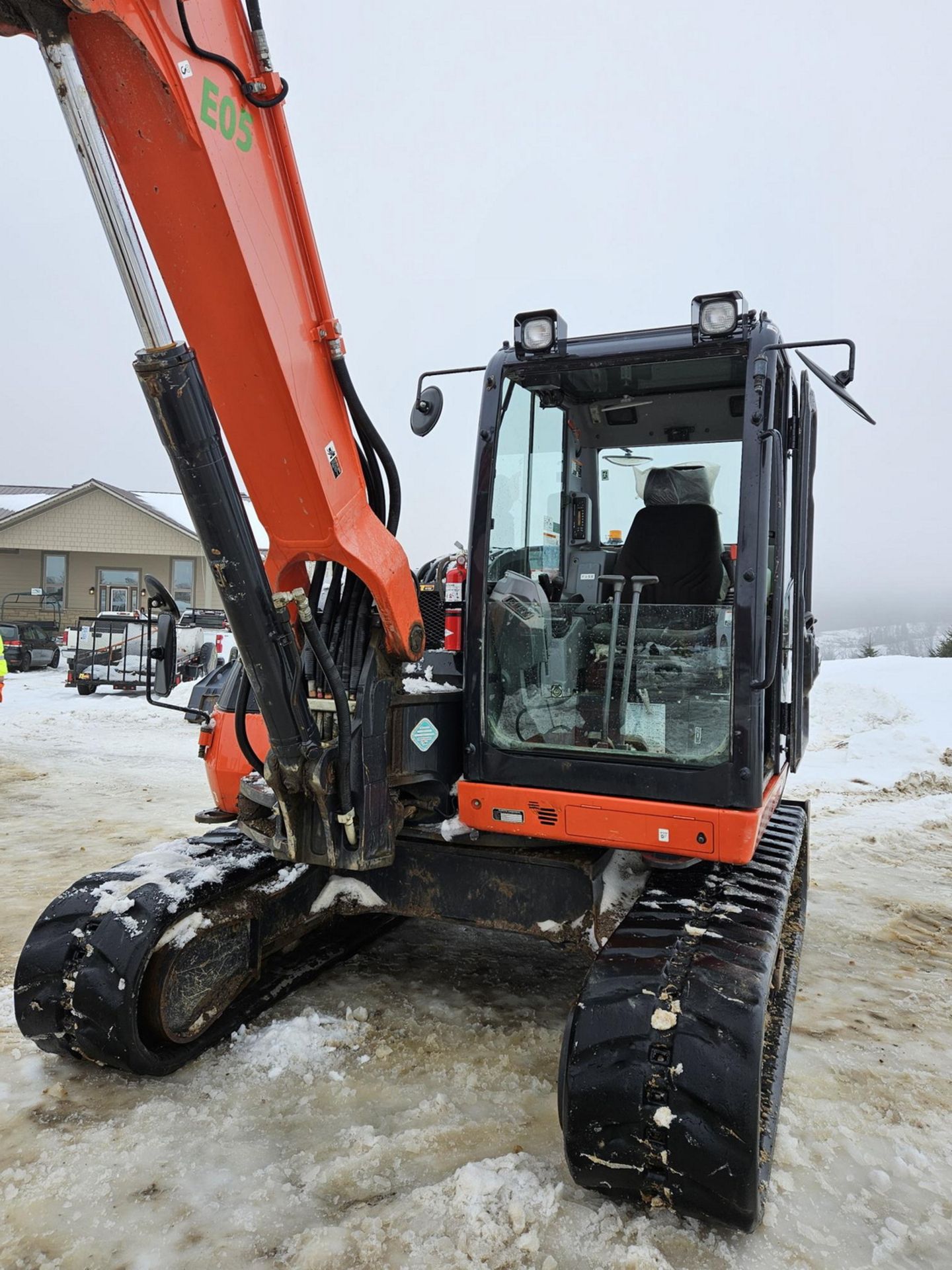 2018 KUBOTA KX080-4, 8-TON CAPACITY CRAWLER EXCAVATOR, S/N 45587 (2,715 HRS) C/W KUBOTA K9987QCT - Image 4 of 13