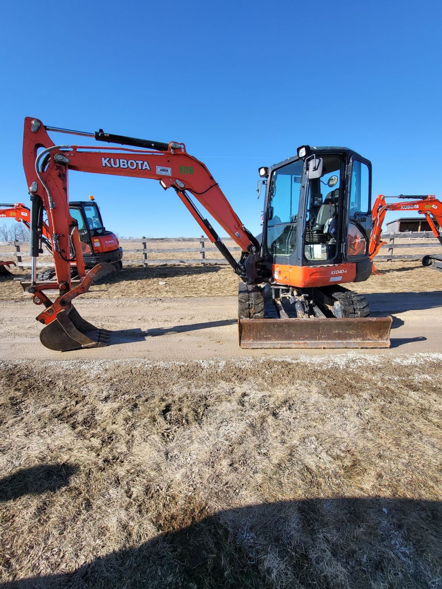 2019 KUBOTA KX040-4, 4 TON CAPACITY MINI CRAWLER EXCAVATOR, S/N 36648 (1,525 HRS) C/W KUBOTA MODEL