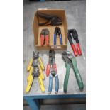 LOT - KLEIN STRIPAX WIRE STRIPPERS & CRIMPERS