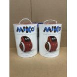 UNITS - MIKO 2 ROBOT FOR PLAYFUL LEARNING - DARK RED (NEW) (MSRP $250 EA)