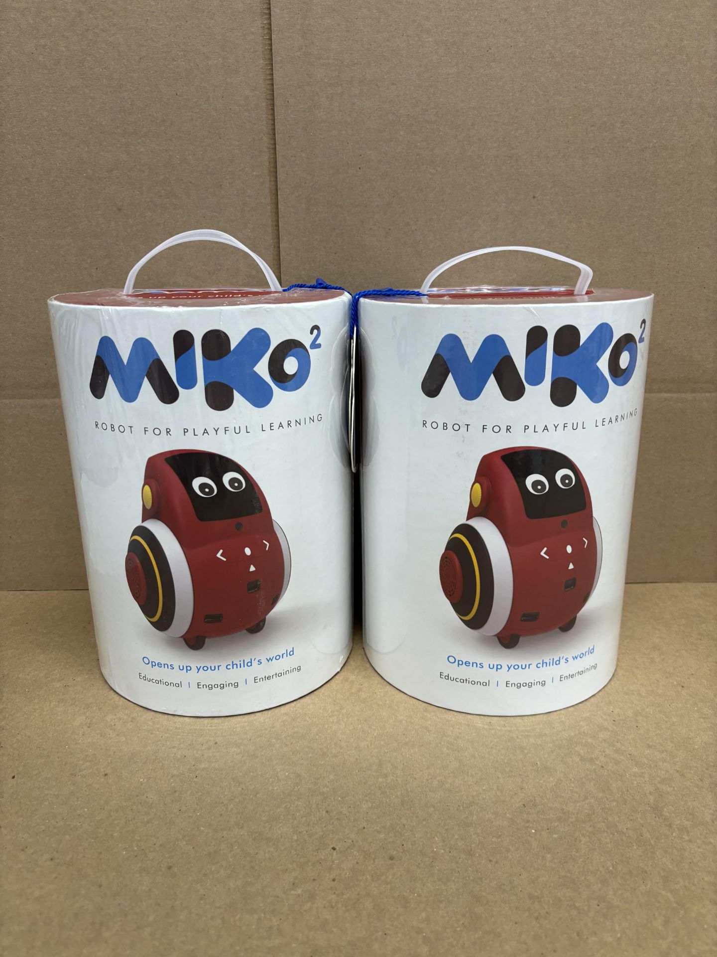 UNITS - MIKO 2 ROBOT FOR PLAYFUL LEARNING - DARK RED (NEW) (MSRP $250 EA)