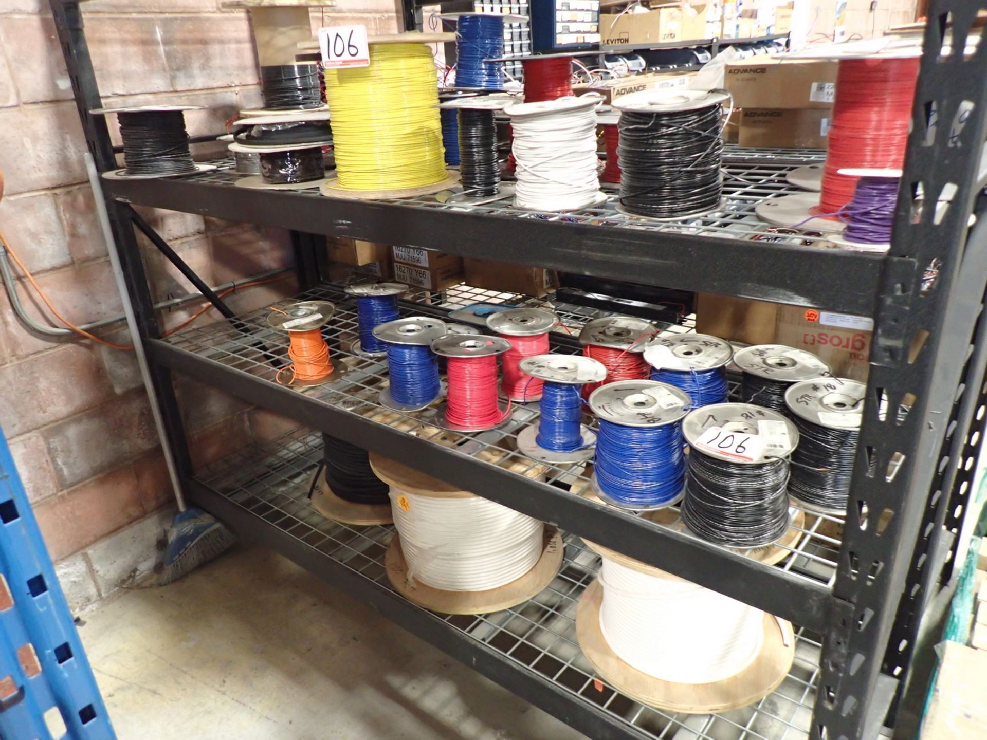 LOT - SPOOLS OF ASSTD ELECTRIC CAL WIRE